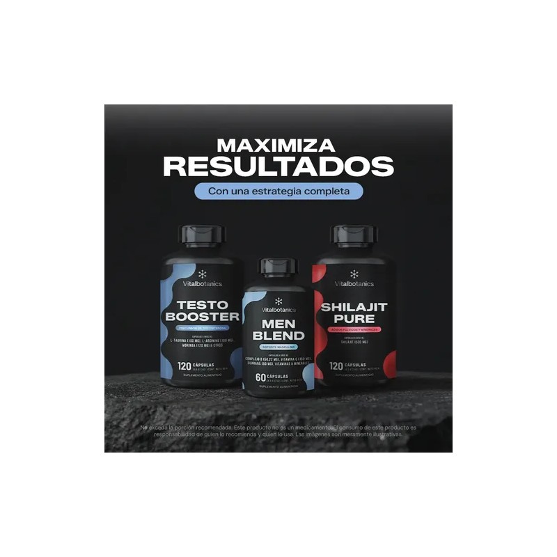 Vital Botanics Multivitamínico + Creatina Hombre 60 Cáps