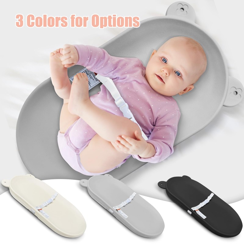 FLEUFAB Waterproof Baby Changing Pad, Lightweight and Portable Changing Table