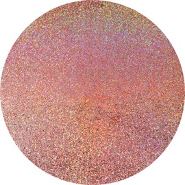 Hemway Ultrafine/Extra Fine Glitter 100 g 3.5 oz Cosmetic Safe 1/128 Inch .008 Inch Rose Gold Holographic