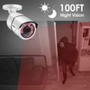 ZOSI 2.0 Megapixel HD 1080P HD-TVI Security Cameras Day Night
