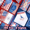 Ctosree 160 Sets Patriotic Thank You Cards with Envelopes Include