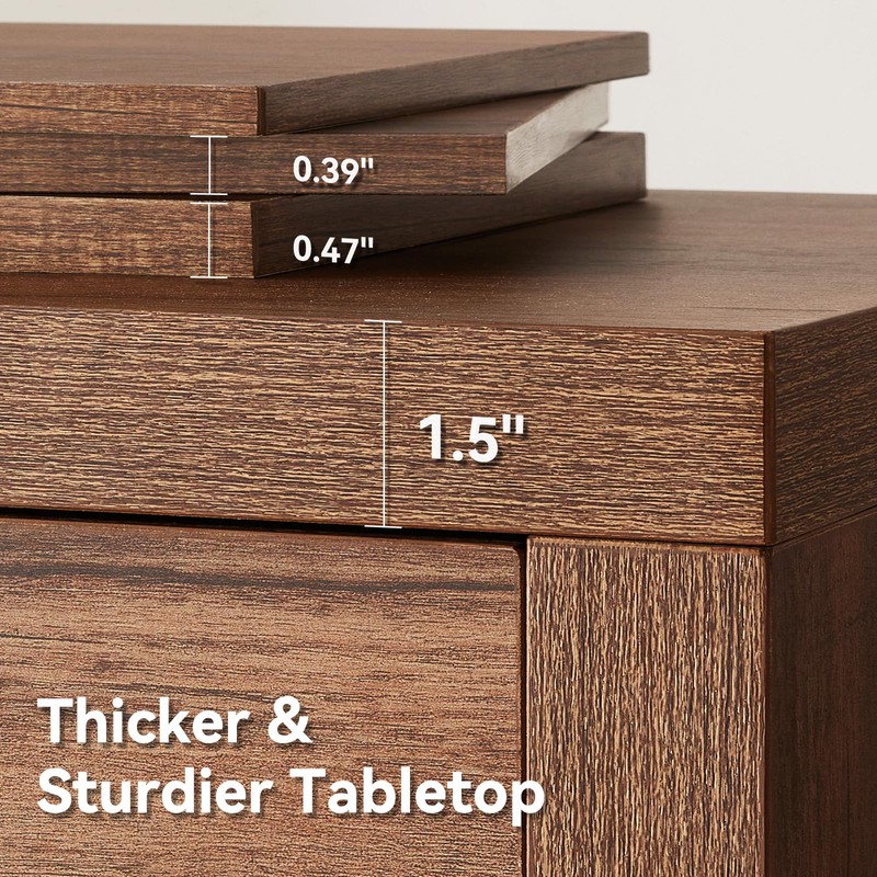 ONBRILL Console Table with Drawers, 40 Inch Narrow Entryway Table