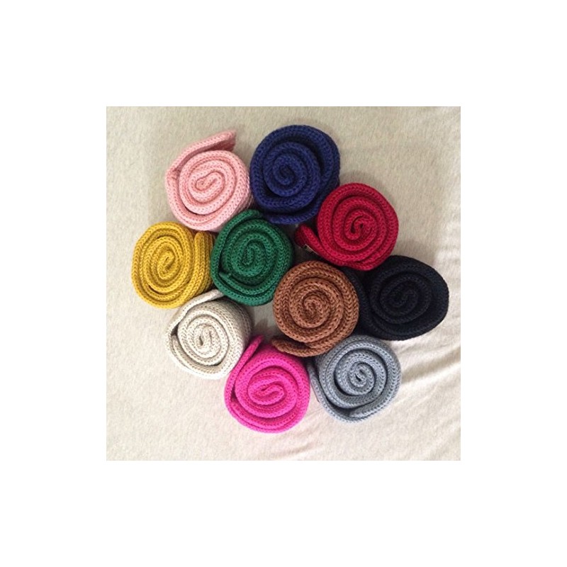 LA HUATE Kids Scarves Autumn Winter Wool Knit Scarf Warm