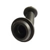 2Pcs 30MMx30MM Car Wire Harness Door Tube Dust-Proof Tube Black