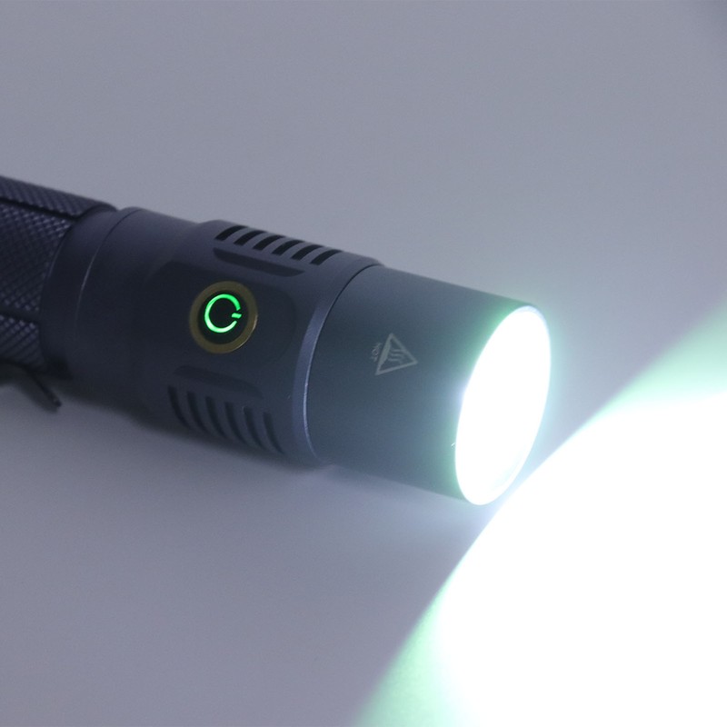 Super Bright Flashlight IPX7 Waterproof White Light Portable Rechargeable Flashlight