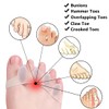 Gel Toe Separators, 1 Pair, Foot Care Spacers