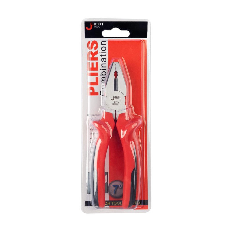 Jetech 7-1/2 Inch Heavy-Duty Combination Pliers – Precision Hardened Cutting
