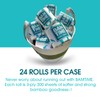 Toilet Paper, 100% 3ply Bamboo Toilet Paper, 24 Rolls, 300