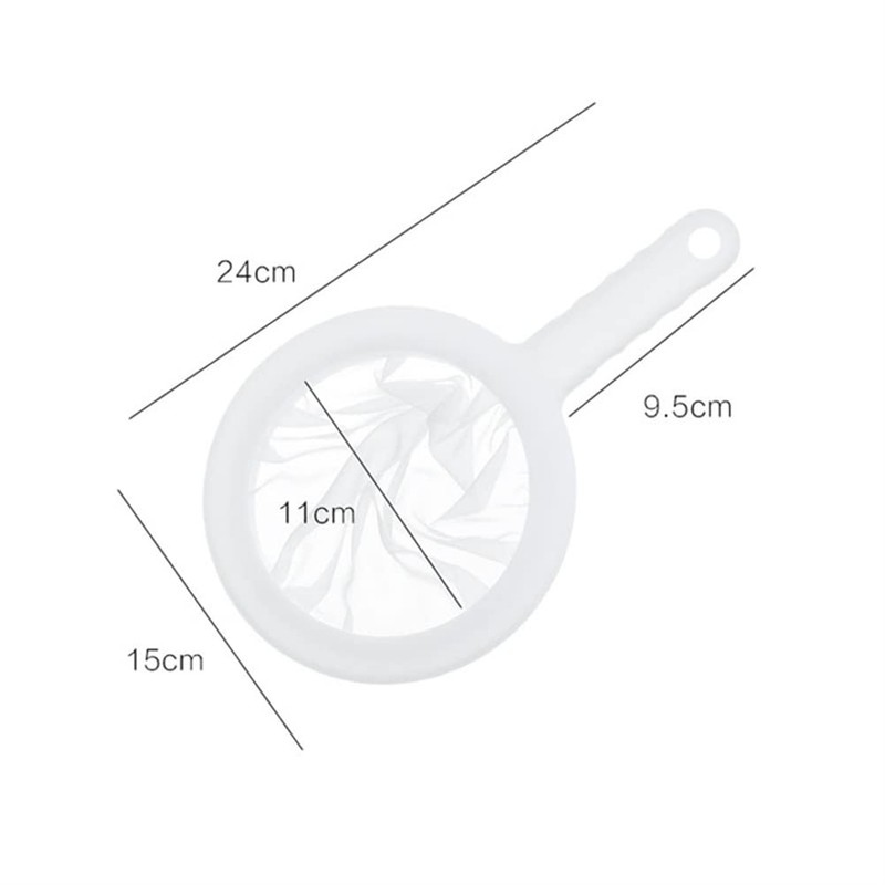 Mesh Kitchen Ultra-fine Mesh Strainer Kitchen Nylon Mesh Filter Spoon