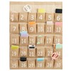 Juvale Cell Phone Storage for Classroom 30-Row Burlap Pocket Chart