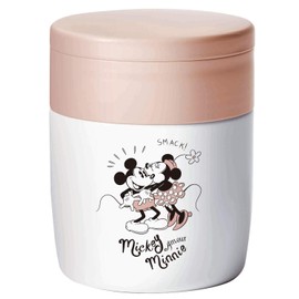 Asbel HLB-SR300C A3802 Insulated Soup Bottle, 10.1 fl oz (300 ml), Pink (Minnie)
