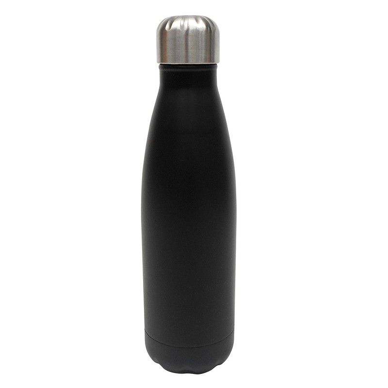 Ekco 96823 Botella Doble Pared, Negro, 500 ml