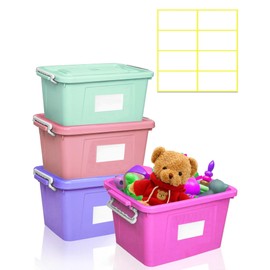 QUJUFIND 180PCS Labels for Storage Bins, 2 X 4 Inch Removable Labels for Storage Bins, Tear Resistant No Residue, Matte White Blank Box Labels for Home, School Business Organization(2''x4'' 180 Pcs)