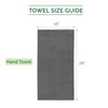Elegant Comfort Three Line Popcorn Towel Set for Bathroom 16