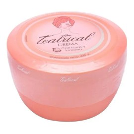 Teatrical Crema Facial Lanolina Rosas 400 Humectación Profunda Piel Mixta