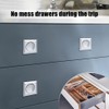 NAIERDI 5 Pack RV Drawer Latch Cabinet Locks Keyless, Push