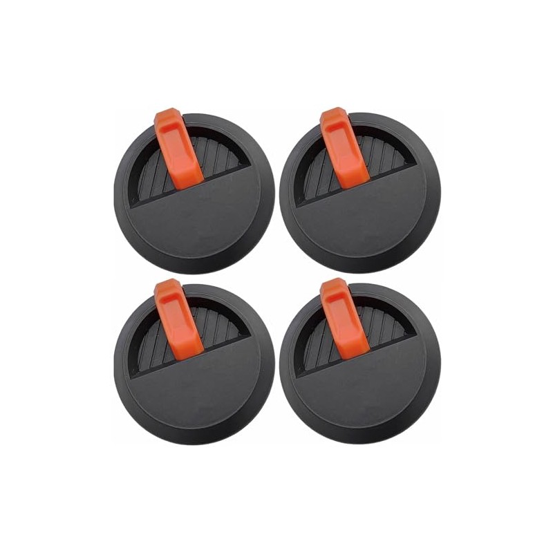 Firsgrill professional replacment Blackstone Griddle grills valve Knobs (4-Pack Black)