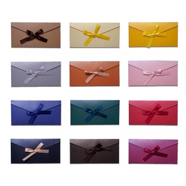 Pack of 12 Envelopes, Retro Envelopes, Colorful Envelopes, Kraft Envelopes, Suitable for Birthdays, Valentine's Day, Thanksgiving Weddings