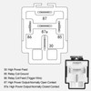 Weasch 4 Pack Fuse Relay Switch Kit, 12V 30A, 5