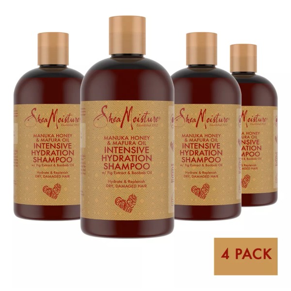 Shea Moisture  Shea Moisture Shampoo Manuka Honey Mafura Oil 4 Pack 384ml