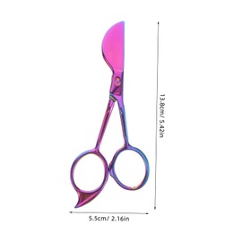 Kisangel Professional Heavy Duty Stainless Steel Tufting Carpet Shear Multi-Functional Fabric Scissors for Home Office and Industrial Use for Carpet Pile Cutting and Fuzz Trimming Duckbill