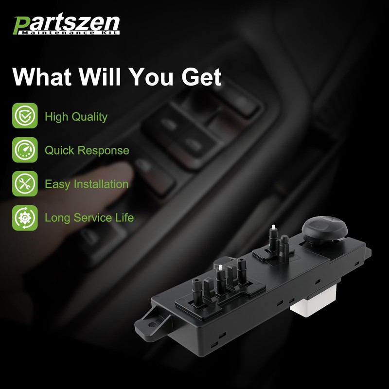 partszen 88193F8110TRY 88193C2020TRY Power Seat Switch Driver Front Left Fit