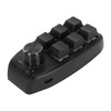 Mini Keypad 6 Keys 1 Knob Red Switch Mechanical Plug
