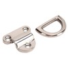 4 Sets Stainless Steel Folding Pad Eye Polishing Rustproof D
