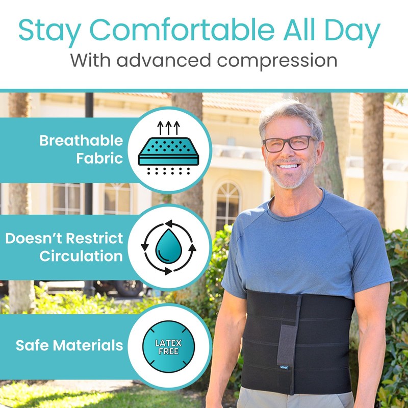 Vive Abdominal Binder Post Surgery (4 Panel) - Postpartum Belly