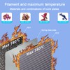 Build Plate for Bambu Lab P1S/X1C/X1/X1E/P1P/A1: Smooth PEI H1H Carbon