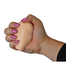 Blue Jay - Squeeze 4 Strength Hand Therapy Putty | 2 Oz., Medium Soft, Dark Beige | Therapeutic Hand Putty for Finger, Grip Strength Exercises | Medical Recommended Putty