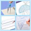 nalaina Compass Set, Triangle Ruler Set, 7-Piece Set, School Compass,