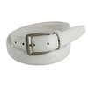 CTM® Big & Tall Cotton Adjustable Belt with Nickel Buckle,