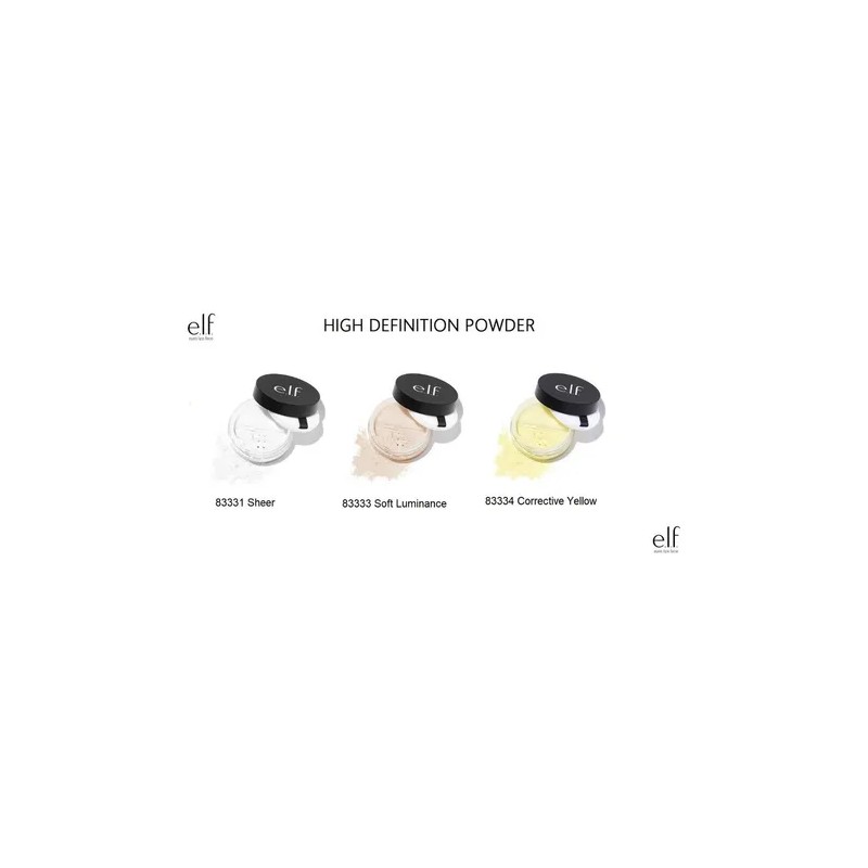 Base de maquillaje en polvo E.L.F. Cosmetics HD POWDER HD