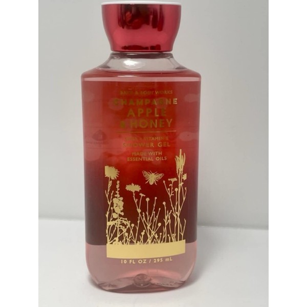 Bath and Body Works Champagne Apple Honey Shower Gel 10 Ounce Full Size