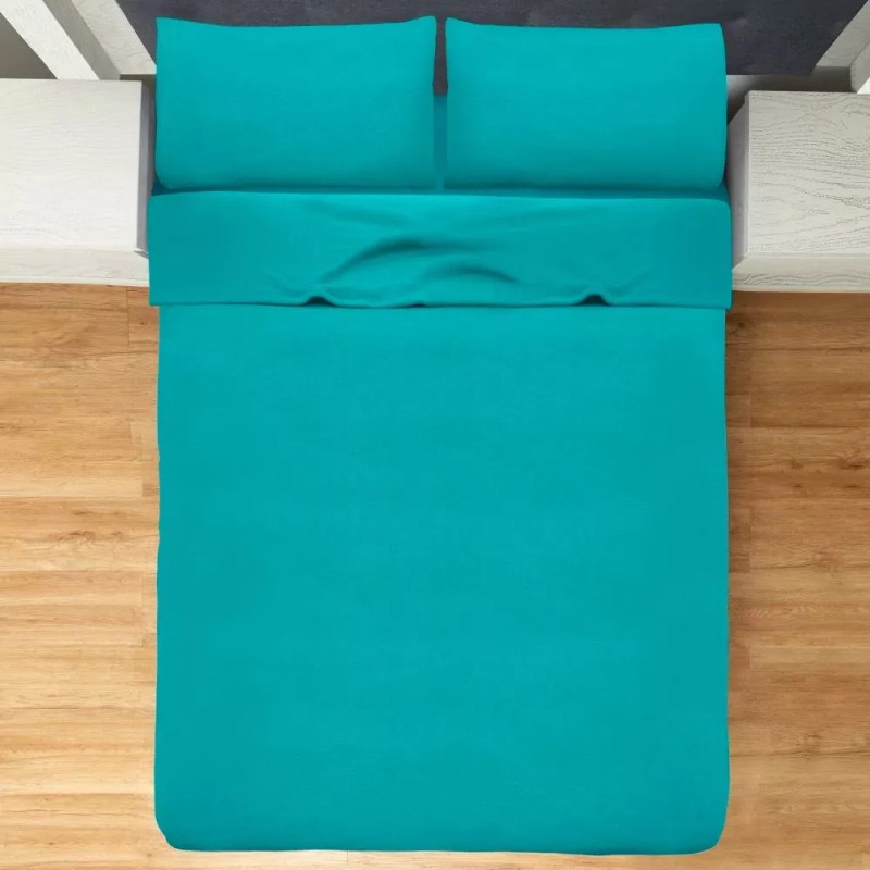 El Elefantito Juego de sabanas polares Individual turquesa suaves El