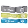 OLIVER Tex-O Resistance Band 3 Resistances Medium/Strong/X-Strong Booty Band Set