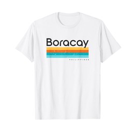 Vintage Boracay Philippines Retro Design T-Shirt