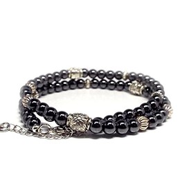 【SION】天然石 ネックレス パワーストーン プレミアム ネックレス ヘマタイト