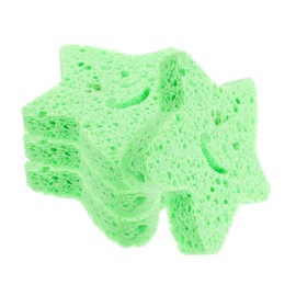 FRCOLOR 4pcs Cute Star Shaped Bath Sponges Exfoliating Body Scrubber for Sponge for Fun Bathing Experience