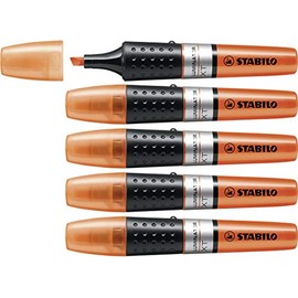 STABILO LUMINATOR- Highlighter, Orange (Pack of 5)