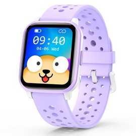 HENGTO Kids Smart Watch with 20 Sports Modes, Fitness Tracker for Girls Boys Age 6+ with Sleep Monitor, Step Counter, Alarm Clock