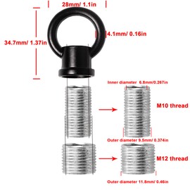 HALIGATE Hook Rings for Light Fixture M10/M12 Available Pack of 2
