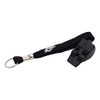 ACME Tornado T2000 Emergency Whistle with Wrist Strap (Black/Black)