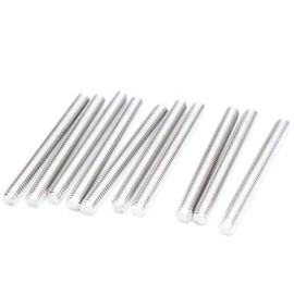 Smartsails M6 x 60mm，304 Stainless Steel Full Threaded Rod, Right Hand Thread (10Pieces)