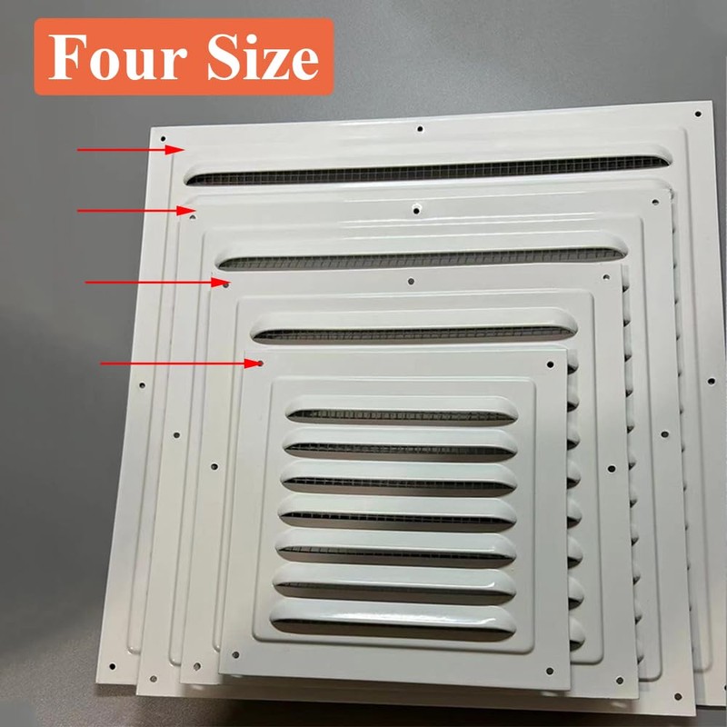 150 * 150, 2 Pieces, Aluminum Wall Vent Cover, Air
