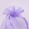 Wudygirl 100pcs Sheer Organza Bag 5 x 7 Inch Lavender