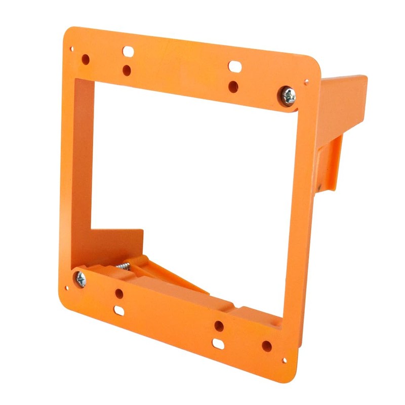 Construct Pro Slim Dual Gang Open Back Low Voltage Bracket,