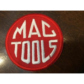 Unbranded MAC TOOLS Vintage Embroidered Iron On  PATCH 2.5" X 2.5"