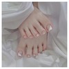 Nail Tips, 24 Pieces, Thumb Nail Seal, Foot False Nails,